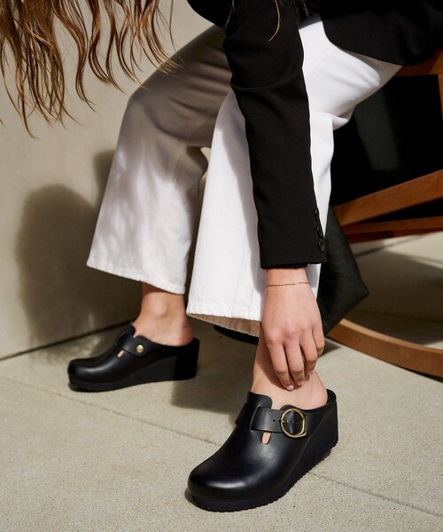 ADAM ET ROPE'（アダムエロペ）の「【BIRKENSTOCK】PAPILLIO by BIRKEN_Fanny Ring Buckle LENA（スニーカー・レディース・ブラック・23.0/24.0/24.5/25.0）」の18枚目の写真