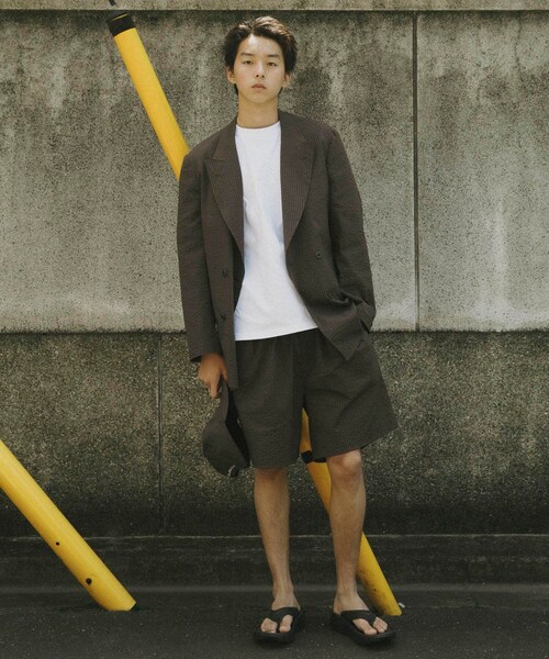 URBAN RESEARCH（アーバンリサーチ）の「『別注』NEAT×URBS　DOT'S SEERSUCKER TRUNKS（その他パンツ・メンズ・BLACK/BROWN・M/L/XL）」の13枚目の写真