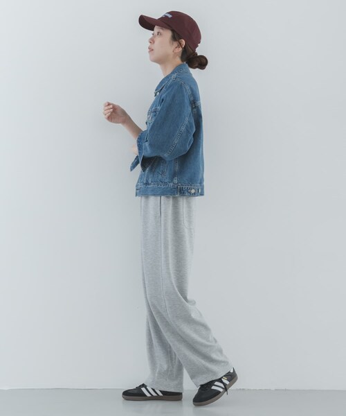 URBAN RESEARCH Sonny Label（アーバンリサーチサニーレーベル）の「メルティスウェットバレルパンツ（スウェットパンツ・レディース・グレー/ネイビー・Free）」の9枚目の写真