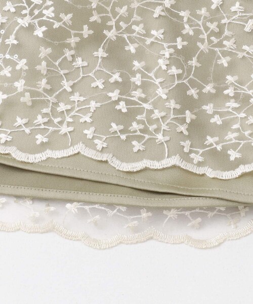 URBAN RESEARCH ROSSO（アーバンリサーチロッソ）の「フラワースパンコールレーススカート（スカート・レディース・sax/off・FREE）」の15枚目の写真