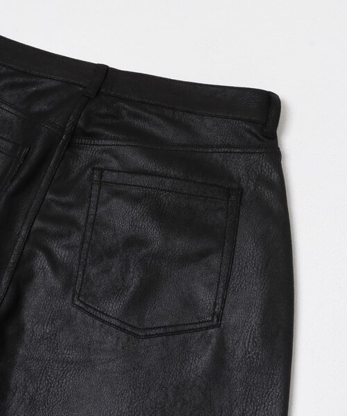 SENSE OF PLACE by URBAN RESEARCH（センスオブプレイスバイアーバンリサーチ）の「フェイクスエードストレートパンツ（その他パンツ・メンズ・BLACK/BROWN・M/L）」の12枚目の写真