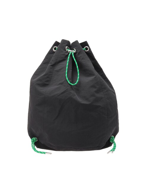 Ungrid（アングリッド）の「ナイロン混ナップサック（バックパック/リュック・レディース・キャメル/ブラック・F）」の3枚目の写真