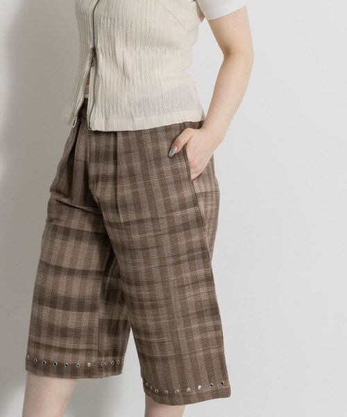 THE GOODLAND MARKET（ザグッドランドマーケット）の「PALIT　Bermuda Short Terrain（その他パンツ・レディース・BROWN・M/L）」の4枚目の写真