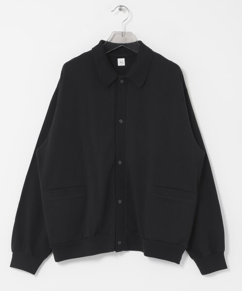 URBAN RESEARCH（アーバンリサーチ）の「blurhmsROOTSTOCK　CLASSIC COLLARED CARDIGAN（カーディガン/ボレロ・メンズ・BLACK/DarkGrey・3/4）」の3枚目の写真