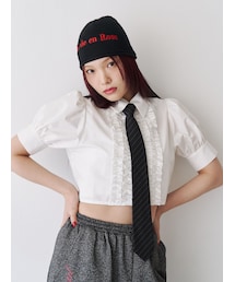 jouetie | クロップドフリルブラウス(シャツ/ブラウス)