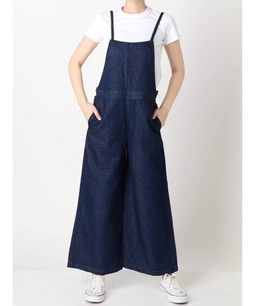 COTORICA（コトリカ）の「【WOMEN】サロペットデニム（デニムパンツ・レディース・ブルー/インディゴ・S/L/M）」の4枚目の写真