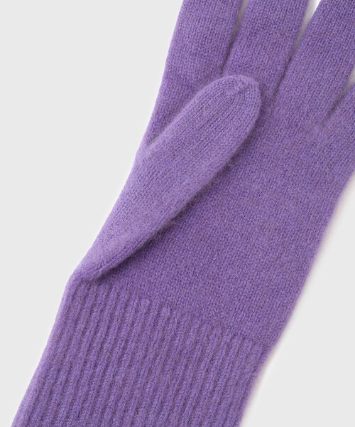 ADAM ET ROPE'(アダムエロペ)の「【AURALEE/オーラリー】BABY CASHMERE KNIIT LONG GLOVES(手袋・メンズ・ブラック/ブラウン/パープル・F)」の20枚目の写真