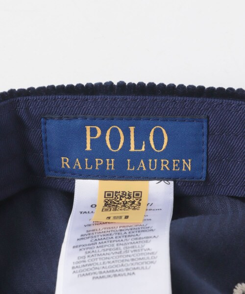 URBAN RESEARCH Sonny Label（アーバンリサーチサニーレーベル）の「POLO RALPH LAUREN　CORDUROY BASEBALL CAP（キャップ・メンズ・NAVY/GREEN・One）」の7枚目の写真