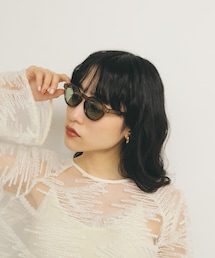 KBF | ボストンフレームサングラス(メガネ)