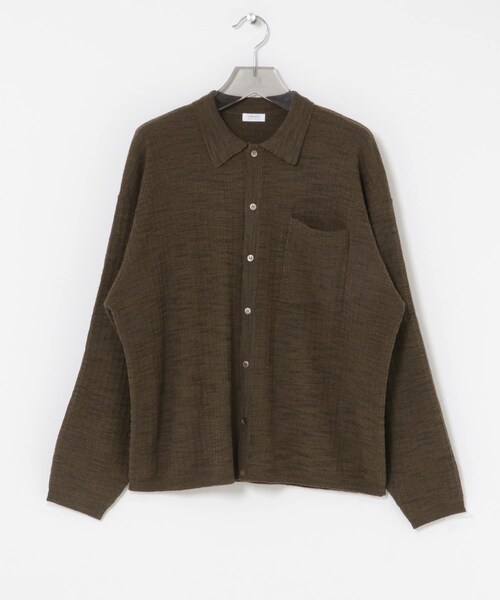 URBAN RESEARCH(アーバンリサーチ)の「crepuscule Crepe Knit Shirt(シャツ/ブラウス・メンズ・BROWN/BLACK・1/2)」の16枚目の写真