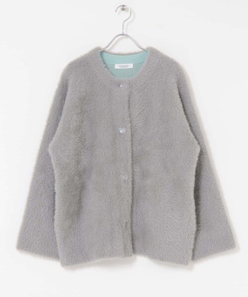 URBAN RESEARCH Sonny Label（アーバンリサーチサニーレーベル）の「ダブルフェイスバイカラーカーディガン（カーディガン/ボレロ・レディース・オフ/ベージュ/グレー・FREE）」の21枚目の写真