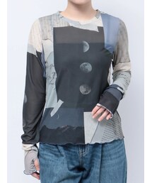 EVRIS | グラフィックメローシアートップス(Tシャツ/カットソー)