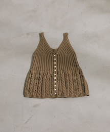 URBAN RESEARCH DOORS | Button Cotton Knit Vest(ベスト)
