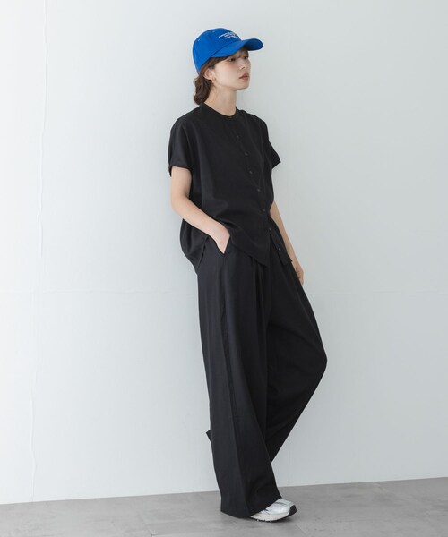 URBAN RESEARCH Sonny Label（アーバンリサーチサニーレーベル）の「エンブロイダリーメッセージキャップ（キャップ・レディース・イエローベージュ/ブルー/レッドブラウン・One）」の14枚目の写真