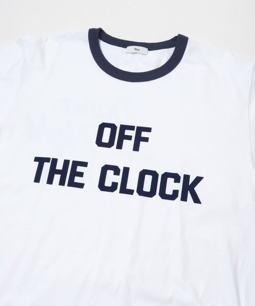 URBAN RESEARCH(アーバンリサーチ)の「Teya Flock Ringer T-shirts(Tシャツ/カットソー・レディース・BLUE/NAVY・L)」の7枚目の写真