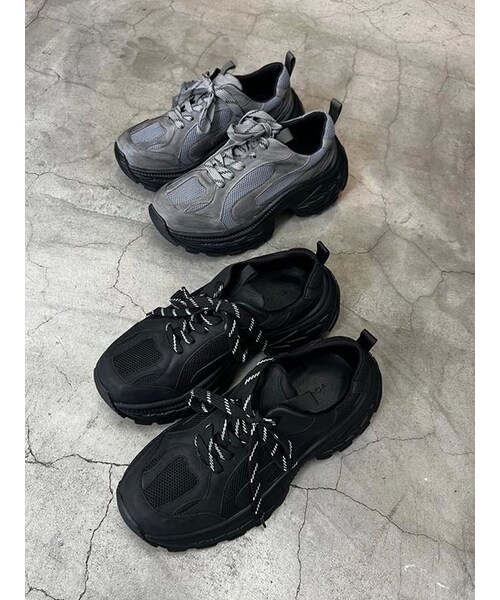 EMODA（エモダ）の「プランプソールスニーカー（スニーカー・レディース・ホワイト/ブラック・S/M/L）」の18枚目の写真