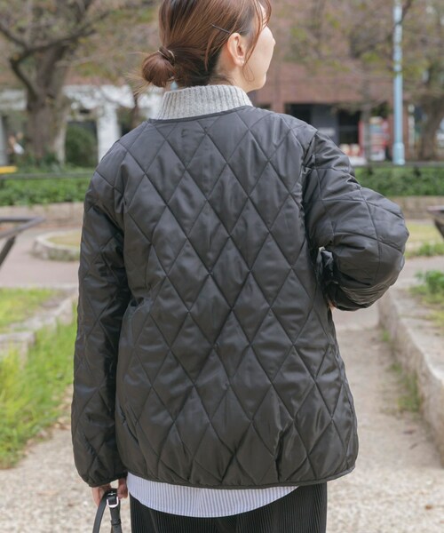 ITEMS URBANRESEARCH（アイテムズ アーバンリサーチ）の「キルトライナー付きマウンテンパーカー（その他アウター・レディース・KHK/BLK/BEG・FREE）」の13枚目の写真