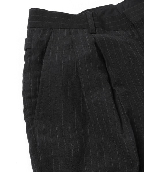 URBAN RESEARCH(アーバンリサーチ)の「new basic WOOL LINEN TROUSER(その他パンツ・メンズ・BK STRIPE/BLACK・M/L/XL)」の9枚目の写真