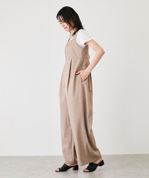 Jayro（ジャイロ）の「【EC限定】フロントジップサロペット（サロペット/オーバーオール・レディース・チャコール/グレー/ブラウン系/ベージュ・M）」の16枚目の写真
