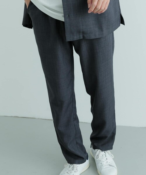 ITEMS URBANRESEARCH(アイテムズ アーバンリサーチ)の「『吸水速乾/イージーケア/UVカット』『セットアップ対応』高機能ツイル ウエストイージー スラックス(その他パンツ・メンズ・CHA/BLUGRY/NVY/BLK・M/L)」の17枚目の写真