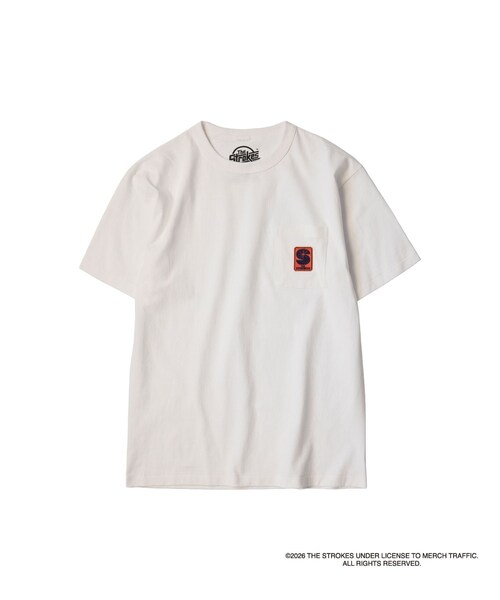 bonjour records(ボンジュールレコーズ)の「The Strokes for bonjour records S/S pocket Tee ザ・ストロークス オフィシャル ポケットTシャツ(Tシャツ/カットソー・レディース・ブラック/ホワイト・L/M/XL)」の9枚目の写真