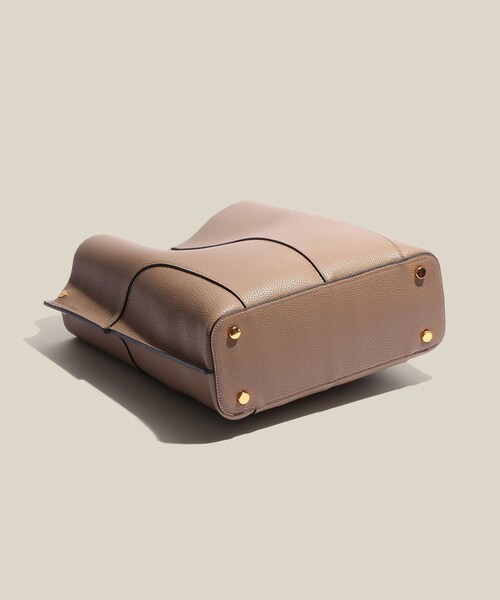 ROPE'（ロペ）の「【E'POR】BAMBOO BAG Large/A4対応・通勤・26SS新色（トートバッグ・レディース・ブラック系/オフホワイト/ベージュ系/グレー・F）」の14枚目の写真