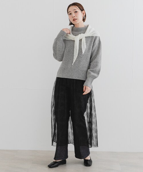 URBAN RESEARCH ROSSO（アーバンリサーチロッソ）の「F by ROSSO　ハミルトンハイネックニット（ニット/セーター・レディース・L/GREIGE/GRAY/D/CHERRY/BLUE・FREE）」の10枚目の写真