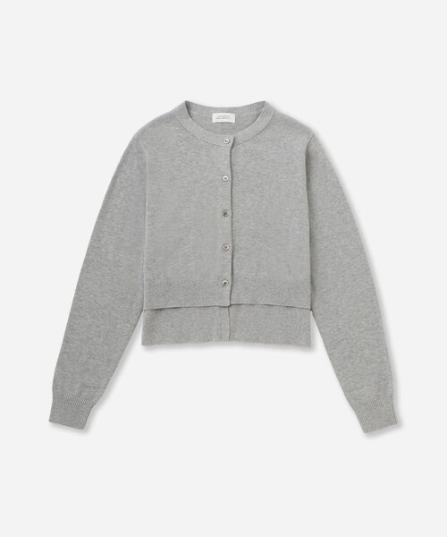 Saturdays NYC（サタデーズ ニューヨークシティ ）の「Halle Double Layer Cardigan  | WOMEN（カーディガン/ボレロ・レディース・ブラック/グレー/レッド・L/M/S）」の12枚目の写真