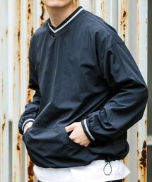 ITEMS URBANRESEARCH | 『セットアップ対応』ナイロン ラインリブ ドロストプルオーバー(その他トップス)