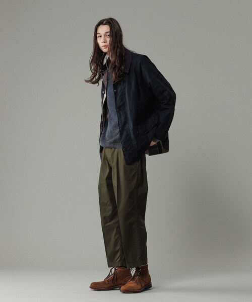 ADAM ET ROPE'（アダムエロペ）の「《別注》【Barbour/バブアー】BEDALE CLASSIC リバーシブルブルゾン / ブルガリア製（ブルゾン・メンズ・ブラック・L/M/S/XL）」の9枚目の写真