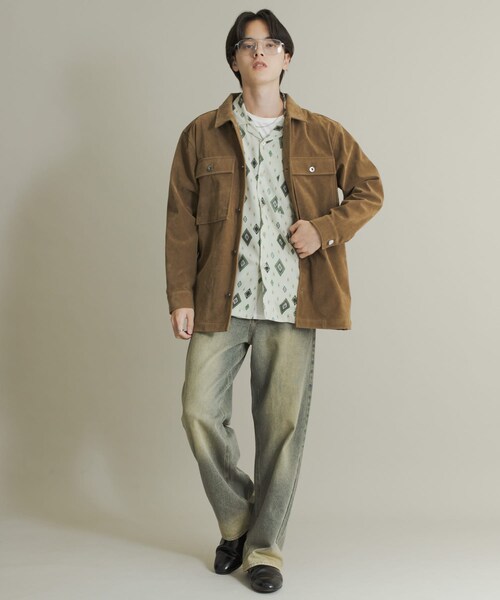 SENSE OF PLACE by URBAN RESEARCH(センスオブプレイスバイアーバンリサーチ)の「F/Sジャケット(テーラードジャケット・メンズ・D.BROWN/BEIGE・M/L)」の19枚目の写真