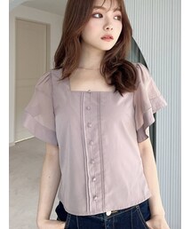 RESEXXY | スリーブラッフルブラウス(シャツ/ブラウス)