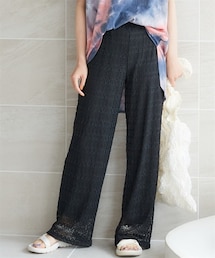 miclat | 大きいサイズ　レースカットソーワイドパンツ　miclat(その他パンツ)