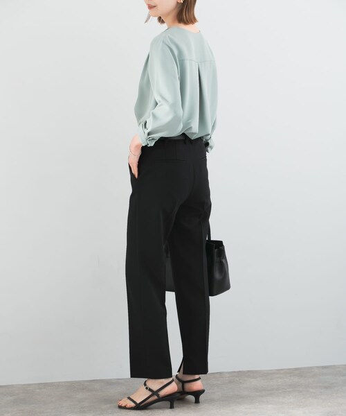 URBAN RESEARCH ROSSO（アーバンリサーチロッソ）の「ストレッチツイルスティックパンツ（その他パンツ・レディース・BLACK/WHITE・34/36/38）」の21枚目の写真