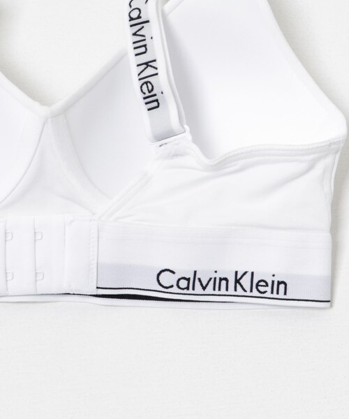 URBAN RESEARCH(アーバンリサーチ)の「Calvin Klein LGHTLY LINED BRALETTE(ブラジャー・レディース・P7A-B10 GY/UB1-BLACK/100-WHITE・S/M)」の6枚目の写真