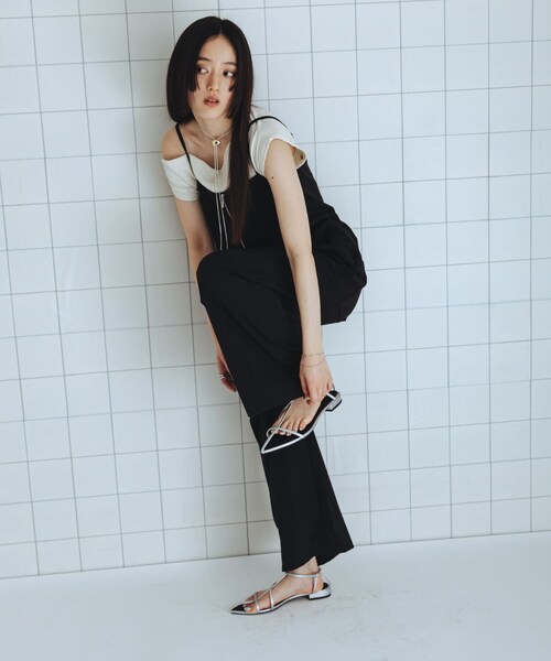 SENSE OF PLACE by URBAN RESEARCH(センスオブプレイスバイアーバンリサーチ)の「撥水UVカットウエストドローオールインワン(サロペット/オーバーオール・レディース・BROWN/BLACK/BEIGE・S/M)」の8枚目の写真