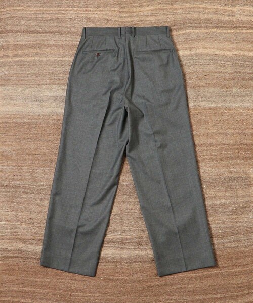 ADAM ET ROPE'（アダムエロペ）の「【WILD LIFE TAILOR】ウーステッド ワイド ストレート スラックス（スラックス・メンズ・ブラック/チャコール/ネイビー・L/M）」の19枚目の写真
