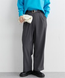 nissen | タック入ワイドパンツ(その他パンツ)