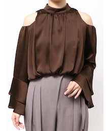 LAGUNAMOON | オープンショルダーボリュームブラウス(シャツ/ブラウス)