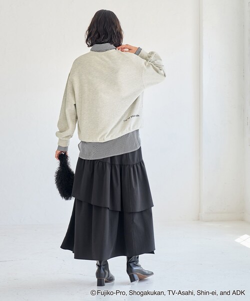 ROPE' PICNIC(ロペピクニック)の「【ドラえもんコレクション】裏毛スウェット(スウェット・レディース・ライトグレー/ピンク・38)」の15枚目の写真