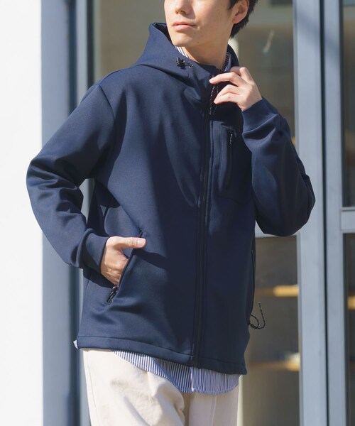 ITEMS URBANRESEARCH(アイテムズ アーバンリサーチ)の「調温機能ストレッチダンボールパーカー(楽着シリーズ)(パーカー・メンズ・BLK/GRY/NVY・M/L)」の22枚目の写真