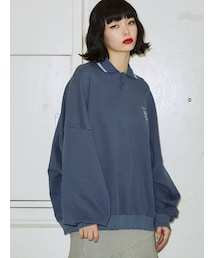 jouetie | ポロカラープルオーバー(スウェット)