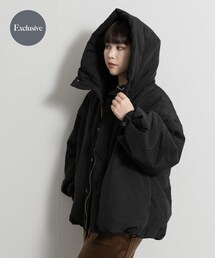 THE GOODLAND MARKET | 『別注』MIDIUMISOLID×THE GOODLAND MARKET　hooded padding blouson(ブルゾン)