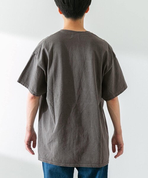 URBAN RESEARCH Sonny Label（アーバンリサーチサニーレーベル）の「『別注』PENNEYS×Sonny Label　ピグメントショートスリーブTシャツ（Tシャツ/カットソー・メンズ・ネイビー/オフ/ブルー/ブラウン/ブラック/レッド・one）」の15枚目の写真
