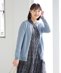nissen | 大きいサイズ綿100％洗濯機で洗えるカーディガンアンサンブル対応(カーディガン/ボレロ)