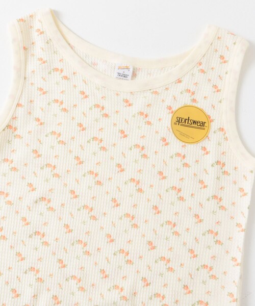 URBAN RESEARCH DOORS（アーバンリサーチドアーズ）の「『別注』Sports Wear×DOORS　ワッフルタンクトップ（タンクトップ・レディース・ivoflower/grayflower/gray/ivory・one）」の17枚目の写真