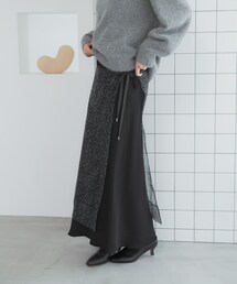 URBAN RESEARCH ROSSO WOMEN | スモールフラワープリントラップスカート(スカート)