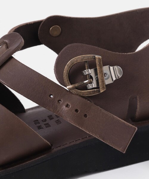 URBAN RESEARCH Sonny Label（アーバンリサーチサニーレーベル）の「Organic Handloom　GURKHA（サンダル・メンズ・ダークブラウン・26/27/28）」の8枚目の写真