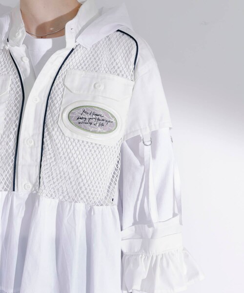 THE GOODLAND MARKET（ザグッドランドマーケット）の「old honey　-OH- 72℃ dress（ワンピース・レディース・beige/white・FREE）」の15枚目の写真