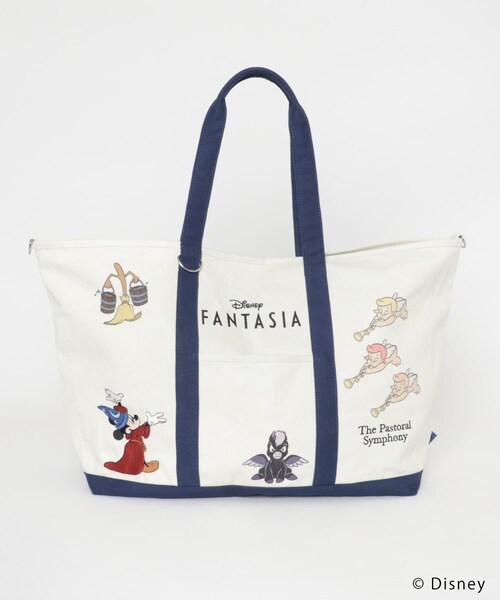 URBAN RESEARCH(アーバンリサーチ)の「別注/Disney/キャンバスバッグ(トートバッグ・レディース・NATURAL/NAVY・Free)」の16枚目の写真